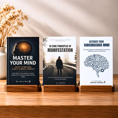 Mindset Mastery Combo – 3 Self-Improvement Books