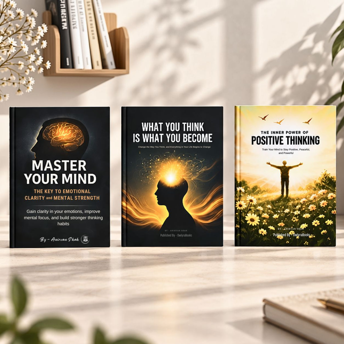 3 Powerful Books Combo for Positive Thinking & Personal Growth