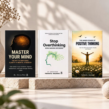 Mindset Mastery Collection, Books to Overcome Overthinking, Master Your Mind & Think Positively