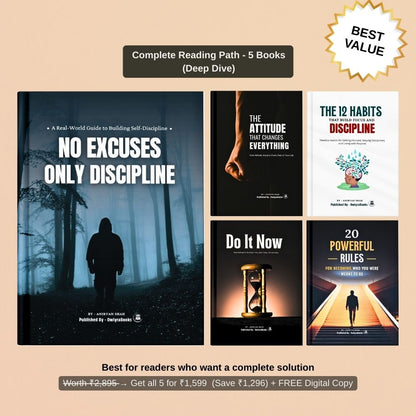 No Excuses, Only Discipline: Stop Waiting, Start Working