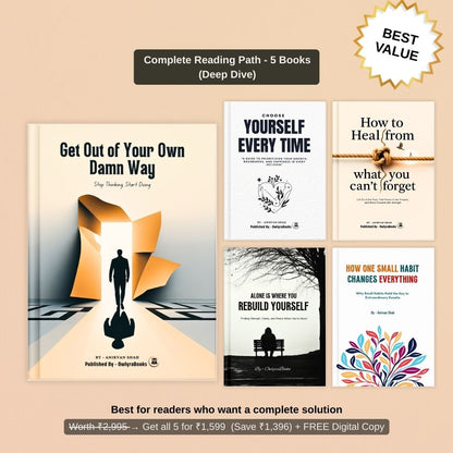 Get Out of Your Own Damn Way: Stop Thinking. Start Doing